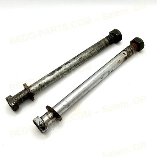 Factory OEM J-Arm Bolts w- Washers and Nuts Set of 2 Bolts are M10 X 1.25 X 120mm Stock Photo *USED* Parts - Used