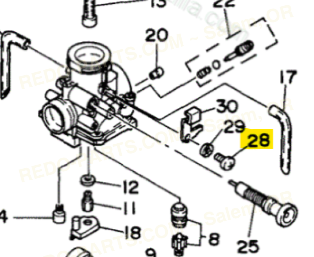 Factory OEM Pan Head Screw for Carburetor Cap Retainer Screw *NEW* Parts - New