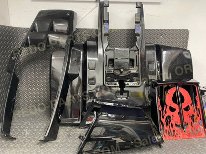 Factory OEM Plastics 4 Piece Painted Black. Parts - Used