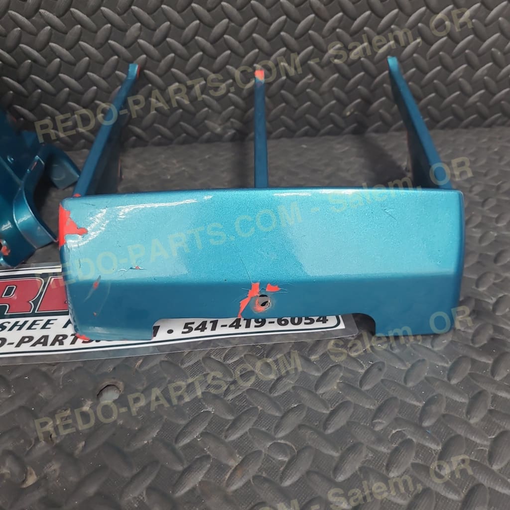 Factory OEM Radiator and Fuel Tank Cover Red Painted Green *USED* Parts - Used