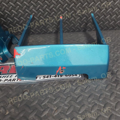 Factory OEM Radiator and Fuel Tank Cover Red Painted Green *USED* Parts - Used
