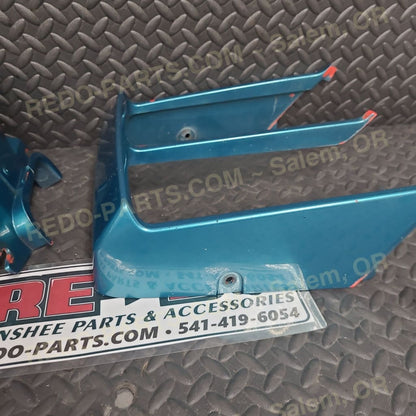 Factory OEM Radiator and Fuel Tank Cover Red Painted Green *USED* Parts - Used
