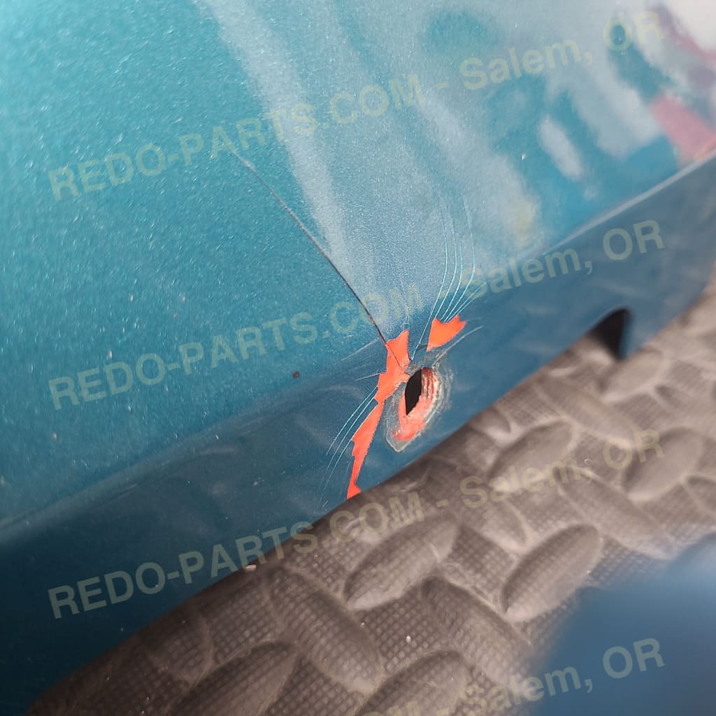 Factory OEM Radiator and Fuel Tank Cover Red Painted Green *USED* Parts - Used