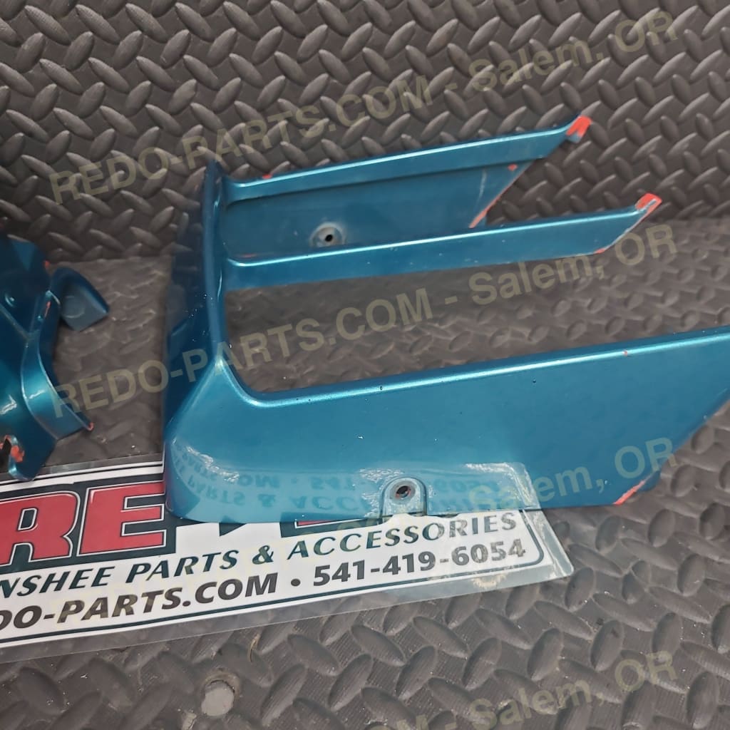 Factory OEM Radiator and Fuel Tank Cover Red Painted Green *USED* Parts - Used