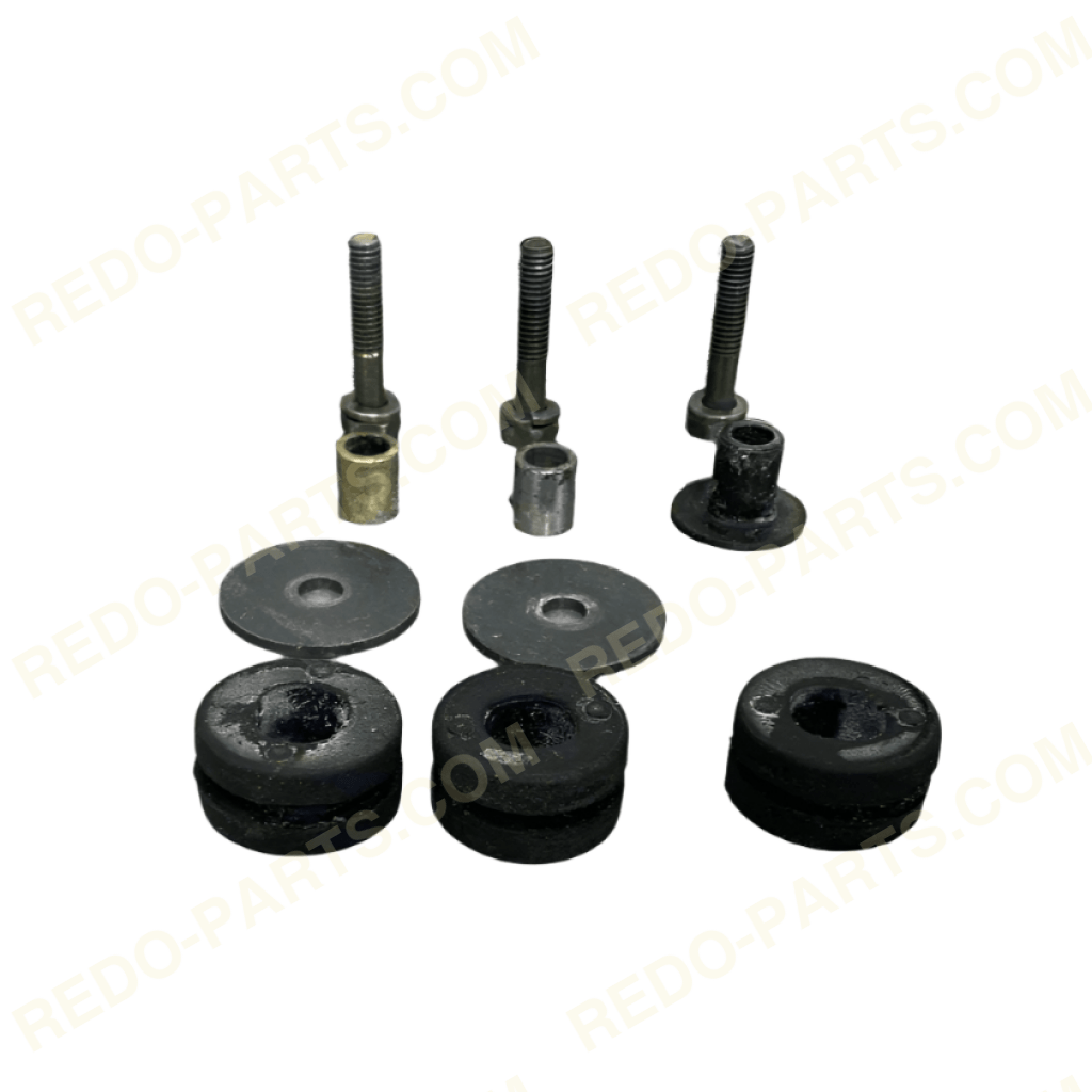 Factory OEM Radiator Bolts and Sleeves w- Grommets Stock Photo *USED* Parts - Used