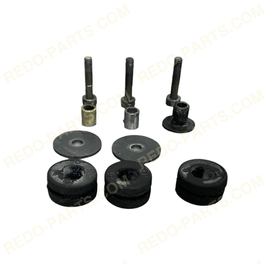 Factory OEM Radiator Bolts and Sleeves w- Grommets Stock Photo *USED* Parts - Used