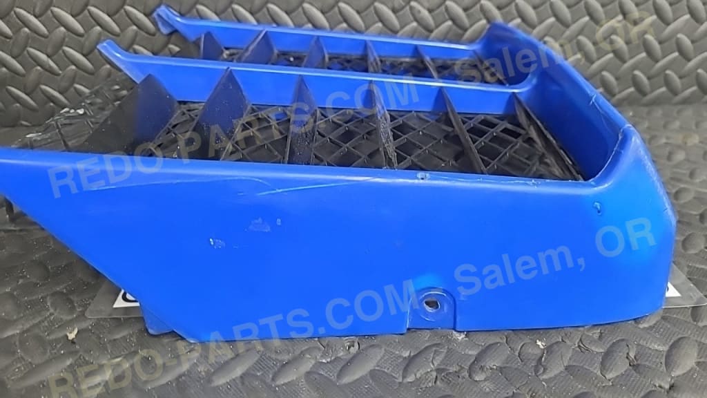 Factory OEM Radiator Cover Blue Has Damage *USED* Parts - Used