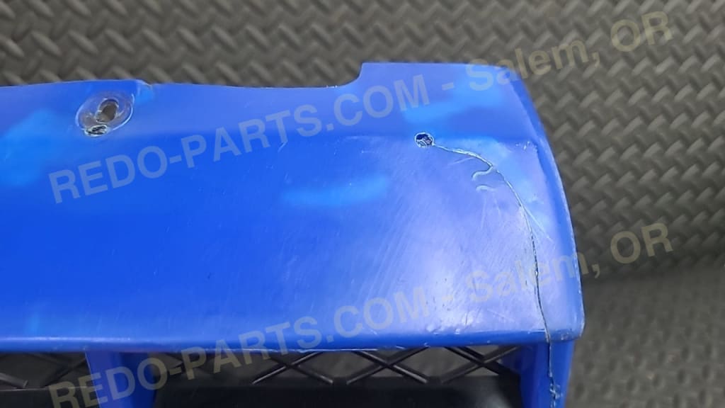 Factory OEM Radiator Cover Blue Has Damage *USED* Parts - Used