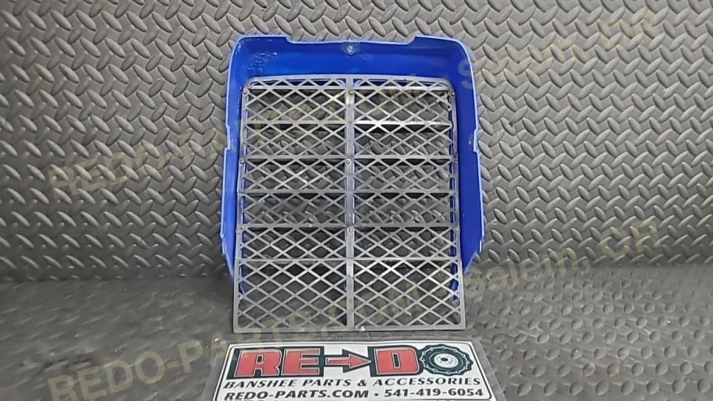 Factory OEM Radiator Cover Blue Has Damage *USED* Parts - Used