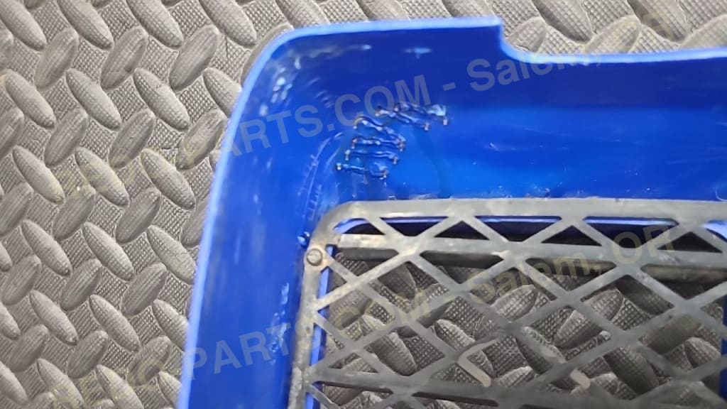 Factory OEM Radiator Cover Blue Has Damage *USED* Parts - Used