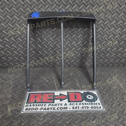 Factory OEM Radiator Cover Blue Painted Black *USED* Parts - Used