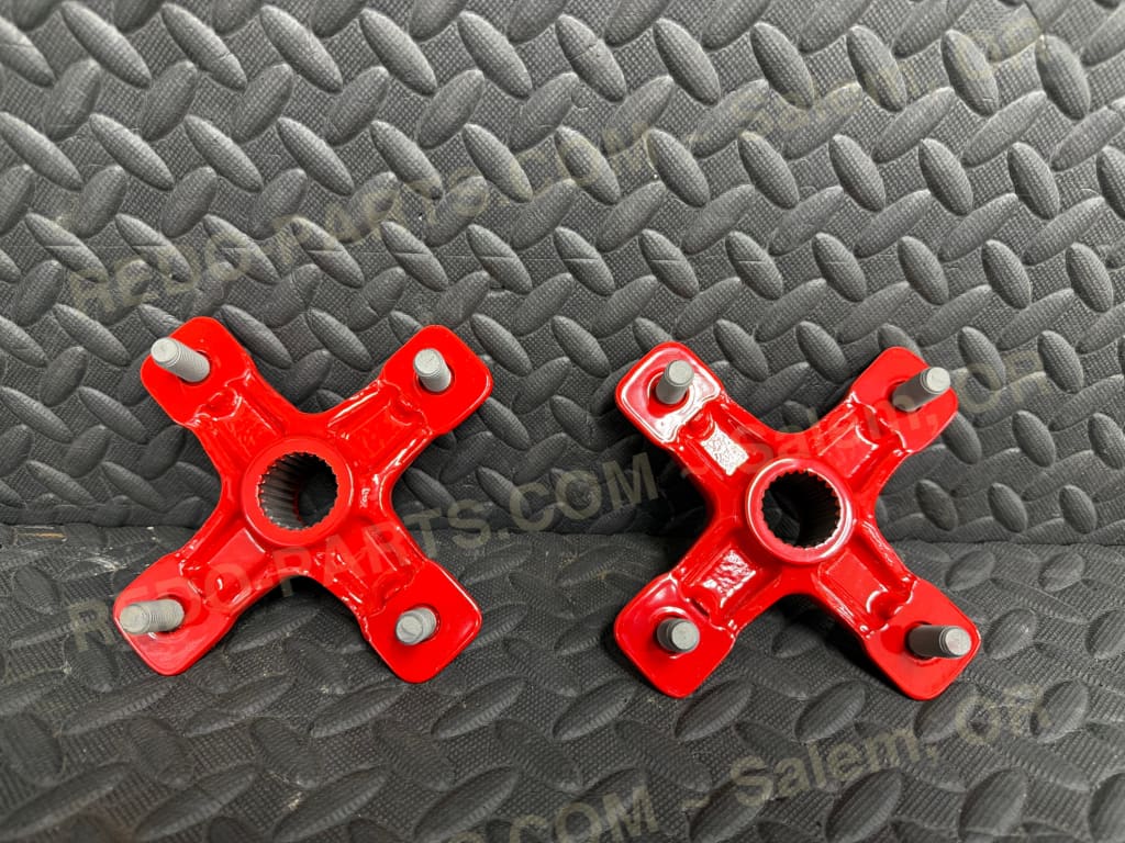 Factory OEM Rear Axle Hubs Powder Coated Red *USED* - Parts - Used