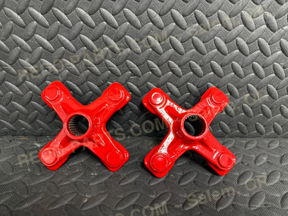 Factory OEM Rear Axle Hubs Powder Coated Red *USED* - Parts - Used