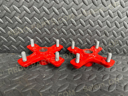 Factory OEM Rear Axle Hubs Powder Coated Red *USED* - Parts - Used