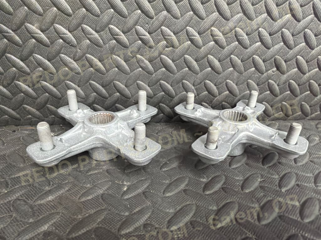 Factory OEM Rear Axle Hubs Powder Coated Silver *USED* - Parts - Used