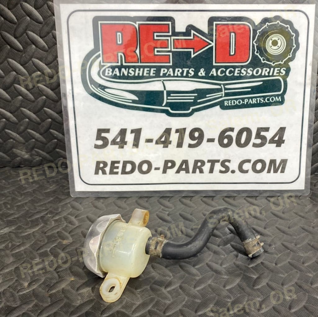 Factory OEM Rear Brake Reservoir with Hose and Billet Cap *USED* Parts - Used