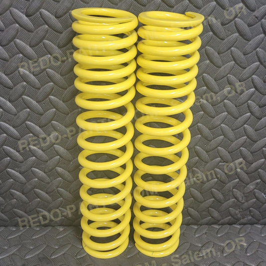 Factory OEM Shock Springs Set of 2 Yellow *USED* Parts - Used