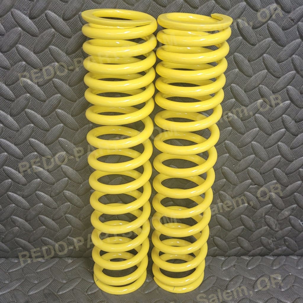 Factory OEM Shock Springs Set of 2 Yellow *USED* Parts - Used