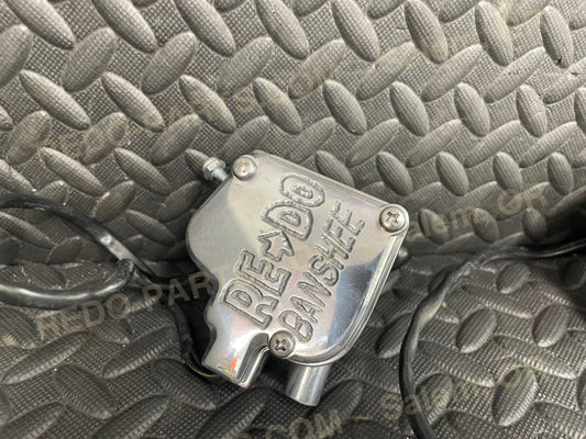 Factory OEM Thumb Throttle Polished with Redo Banshee Cap *USED* Parts - Used