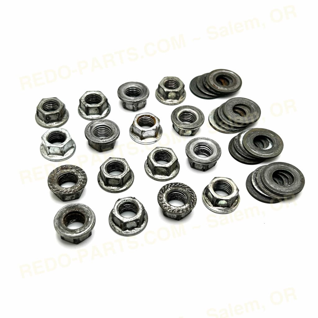 Factory OEM Wheel Nuts w/ Washers - Set of 16 Stock Photo *Used* Parts - Used