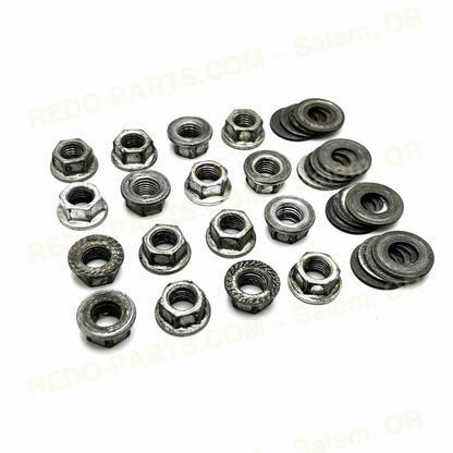 Factory OEM Wheel Nuts w/ Washers - Set of 16 Stock Photo *Used* Parts - Used