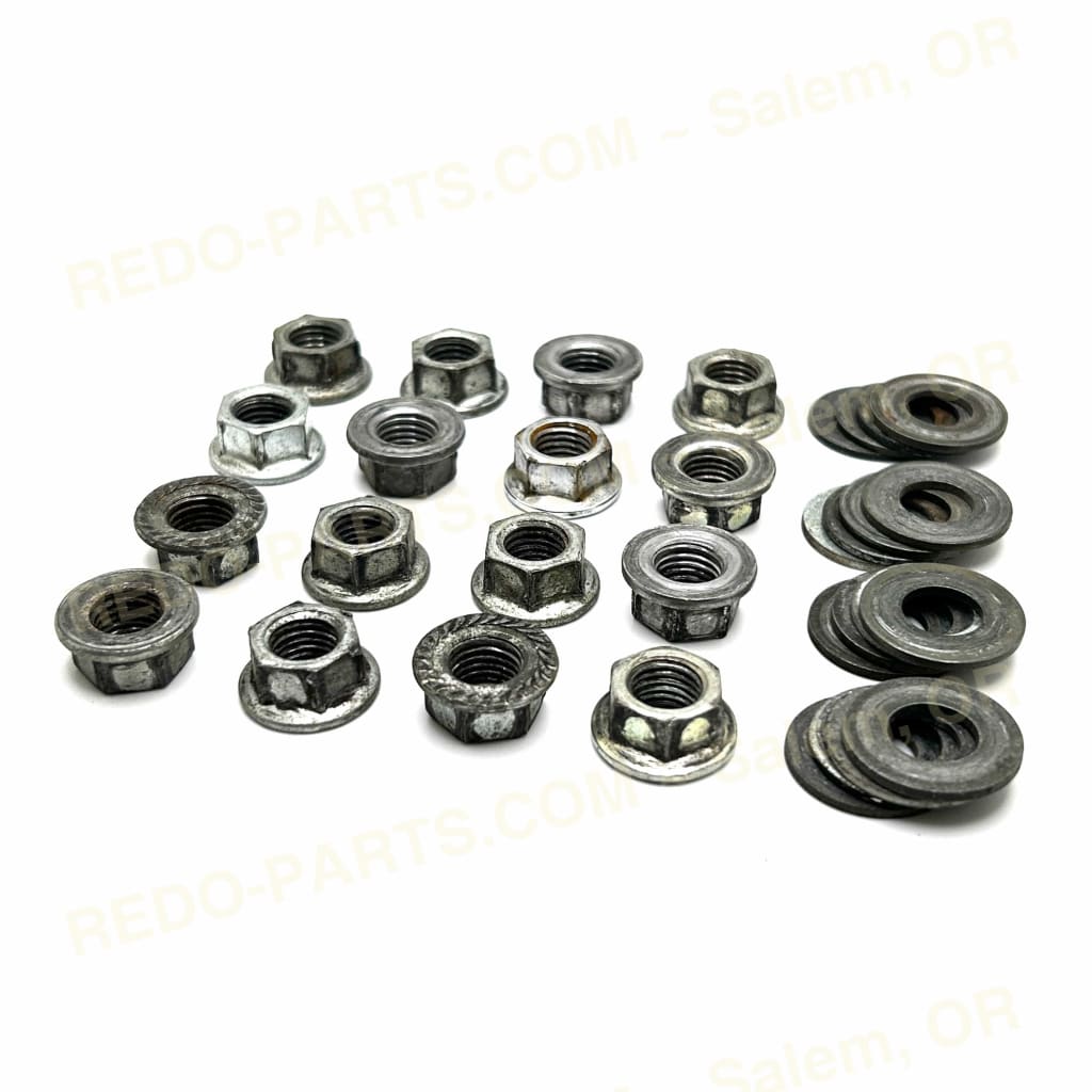 Factory OEM Wheel Nuts w/ Washers - Set of 16 Stock Photo *Used* Parts - Used