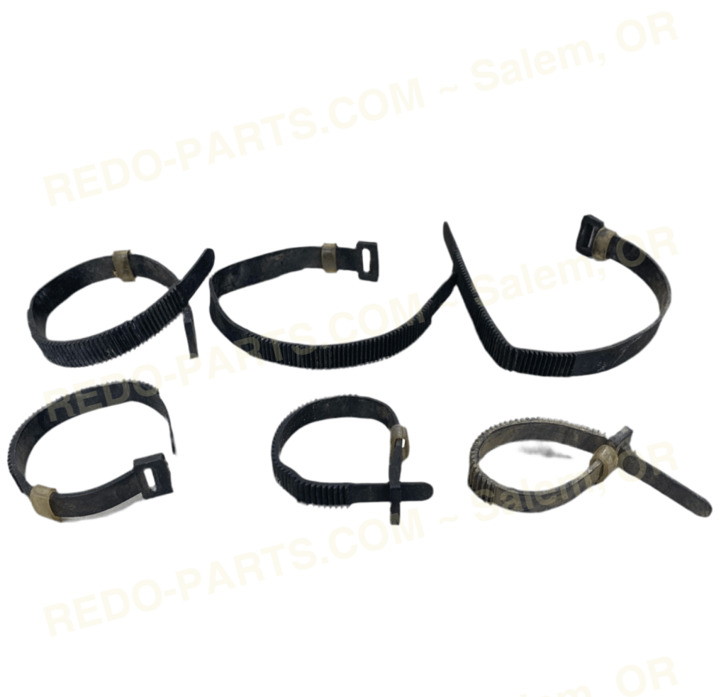 Factory OEM Wire and Hose Frame Tie - Set of 3 Large and 3 small Stock Photo *USED* Parts - Used