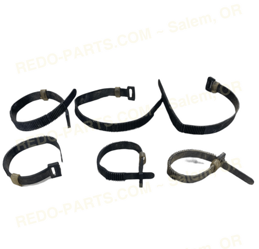 Factory OEM Wire and Hose Frame Tie - Set of 3 Large and 3 small Stock Photo *USED* Parts - Used