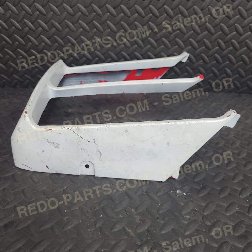 Factory Radiator Cover Red Painted White *USED* Parts - Used