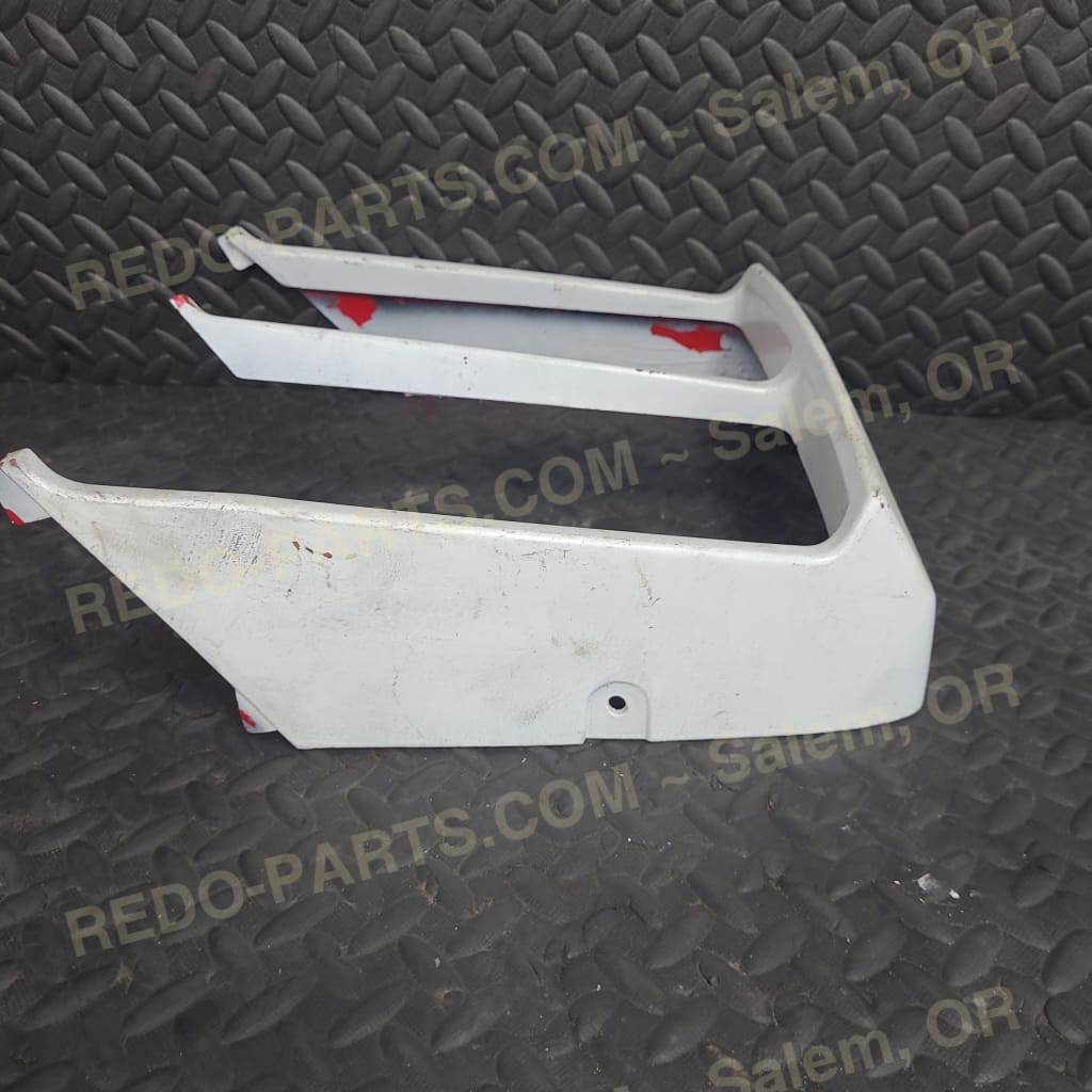 Factory Radiator Cover Red Painted White *USED* Parts - Used