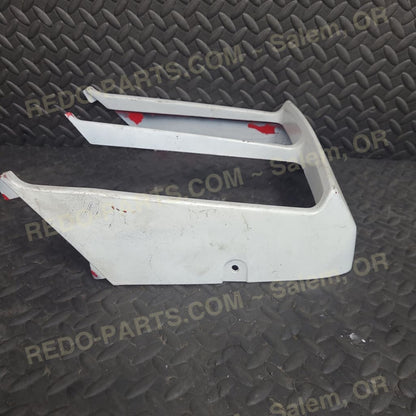 Factory Radiator Cover Red Painted White *USED* Parts - Used
