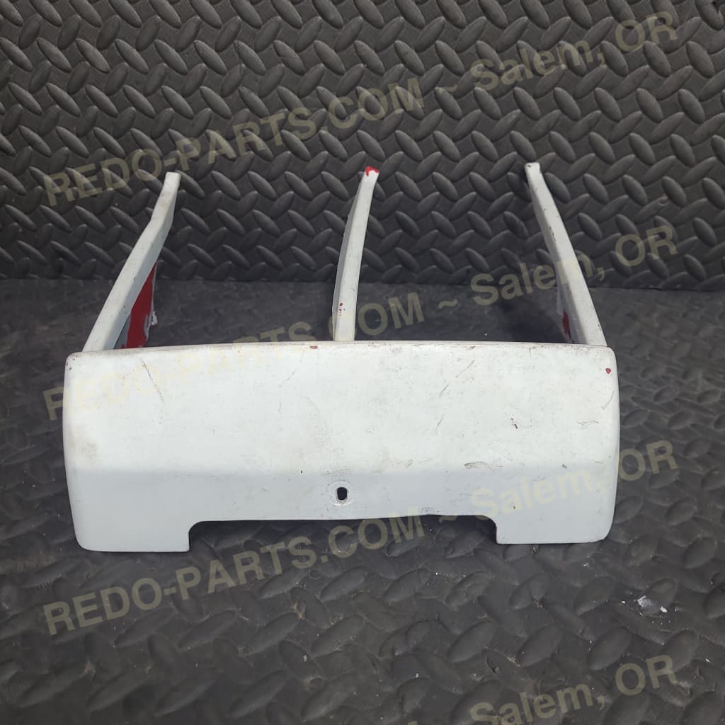 Factory Radiator Cover Red Painted White *USED* Parts - Used