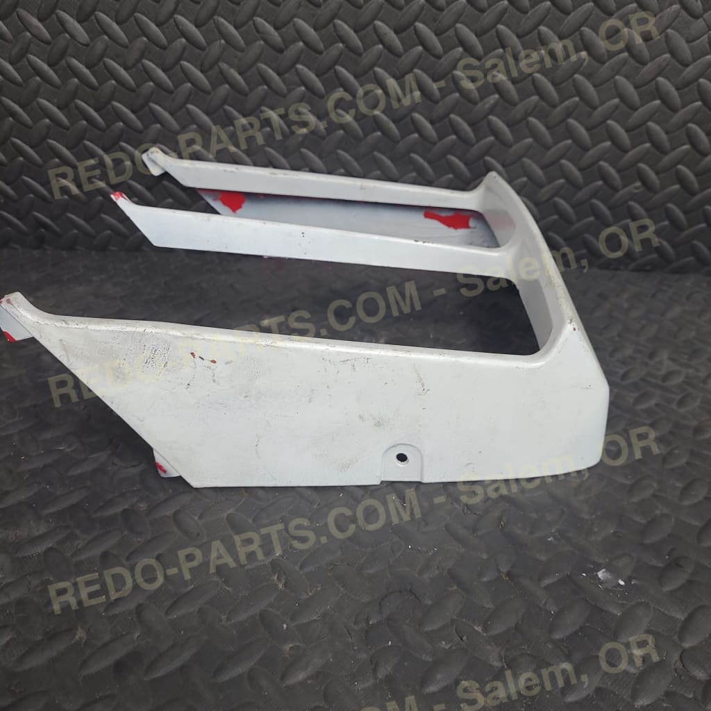 Factory Radiator Cover Red Painted White *USED* Parts - Used
