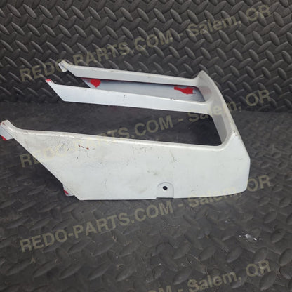 Factory Radiator Cover Red Painted White *USED* Parts - Used
