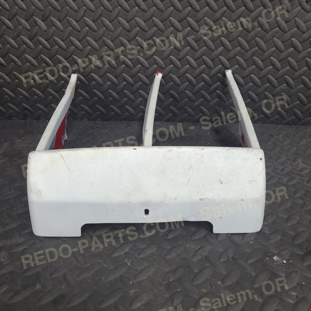 Factory Radiator Cover Red Painted White *USED* Parts - Used