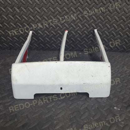 Factory Radiator Cover Red Painted White *USED* Parts - Used