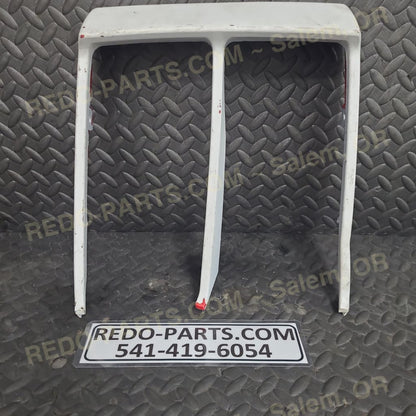 Factory Radiator Cover Red Painted White *USED* Parts - Used
