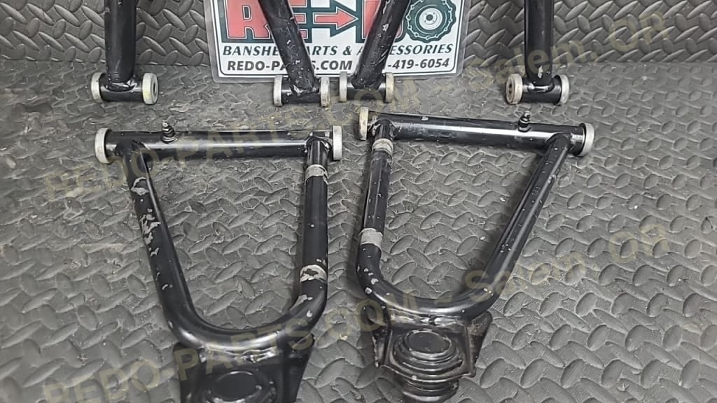 Factory Upper and Lower A-arms Set of 4 Black *USED* Parts - Used