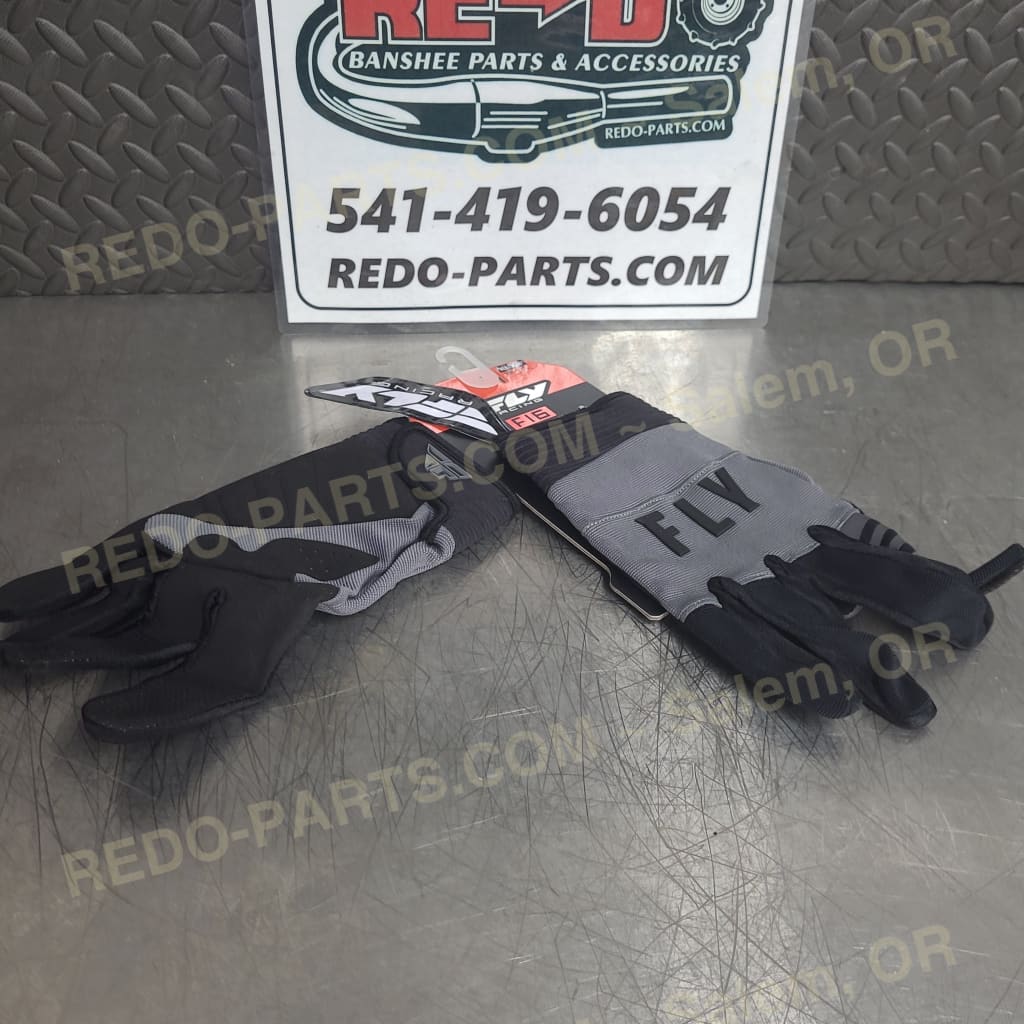 FLY Racing Gloves F-16 Dark Gray/Black *NEW* Riding Gear