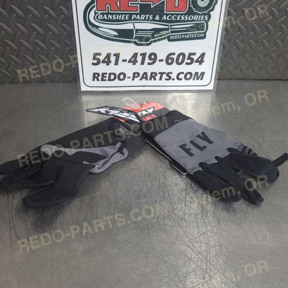 FLY Racing Gloves F-16 Dark Gray/Black *NEW* Riding Gear
