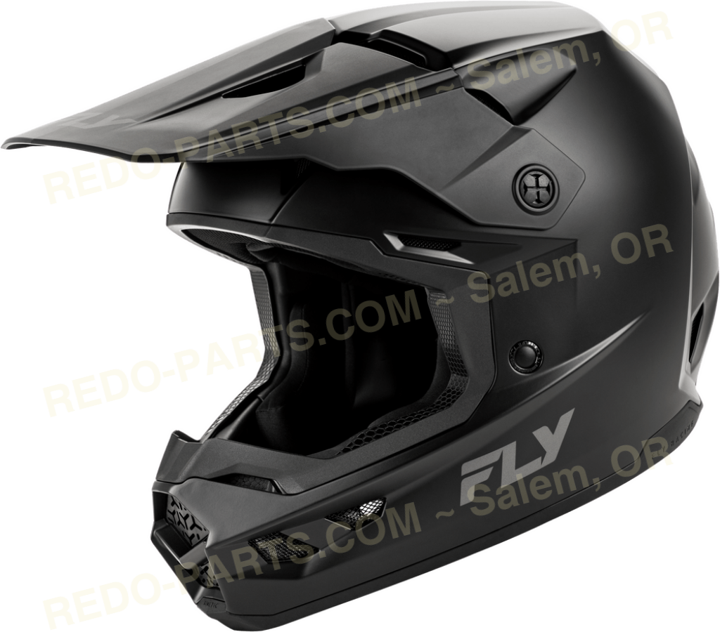 FLY Racing Kinetic Helmet Solid Matte Black *NEW* Riding Gear