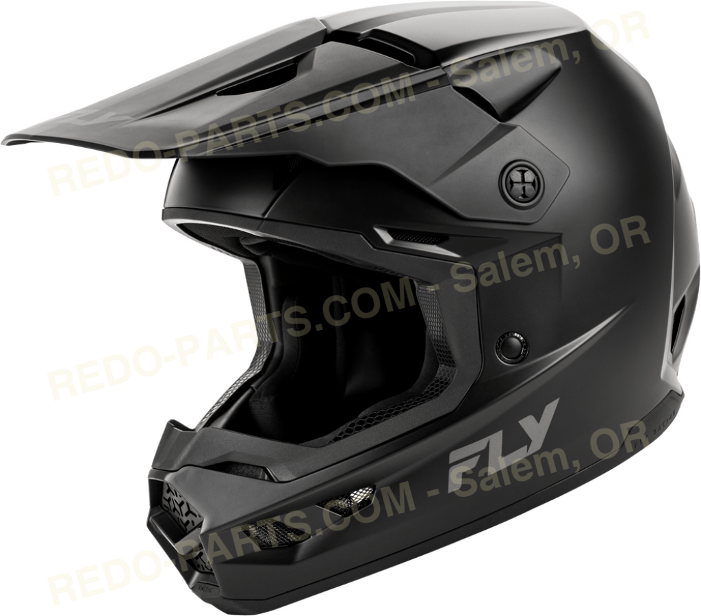 FLY Racing Kinetic Helmet Solid Matte Black *NEW* Riding Gear