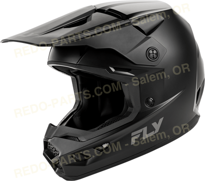 FLY Racing Kinetic Helmet Solid Matte Black *NEW* Riding Gear