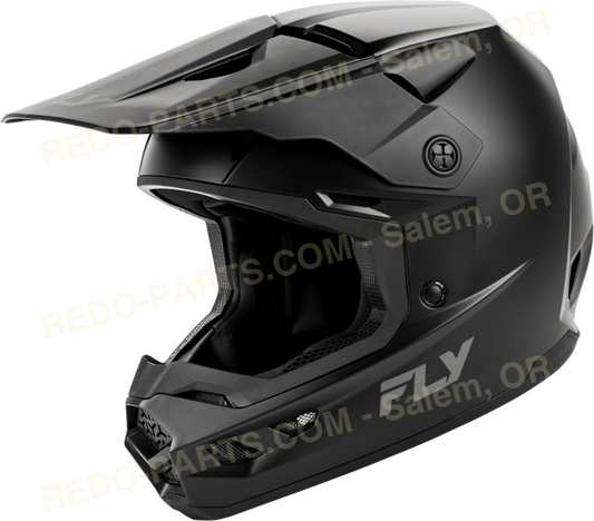 FLY Racing Kinetic Helmet Solid Matte Black *NEW* Riding Gear