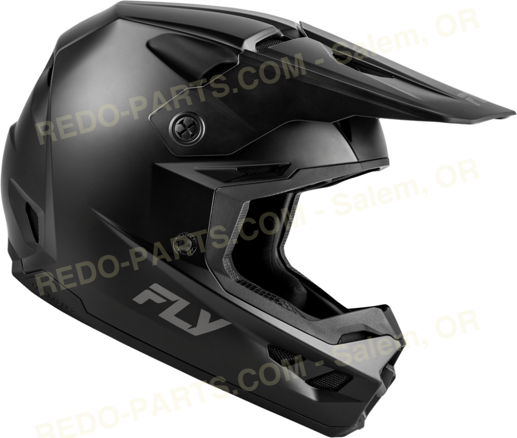 FLY Racing Kinetic Helmet Solid Matte Black *NEW* Riding Gear