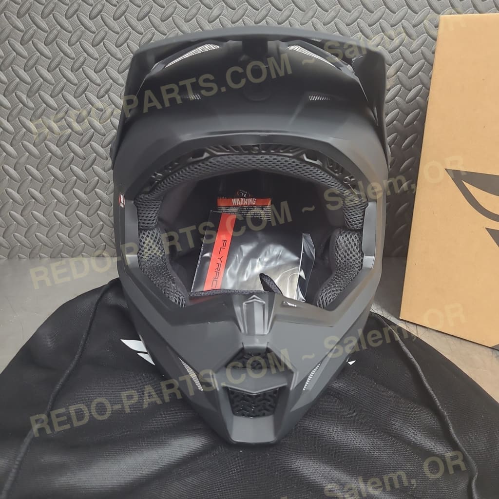 FLY Racing Kinetic Helmet Solid Matte Black *NEW* Riding Gear