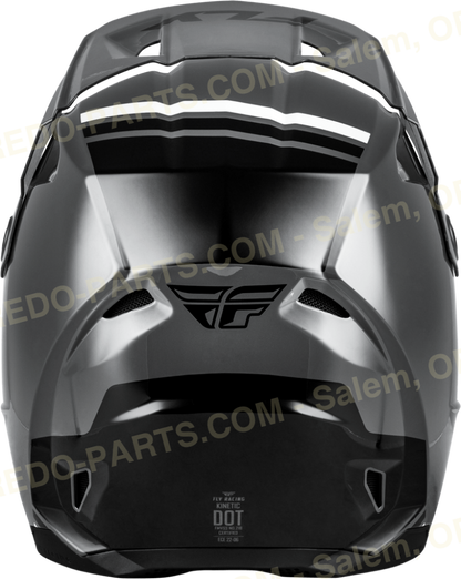 FLY Racing Kinetic Verdict Helmet Grey/Black/White *NEW* Riding Gear