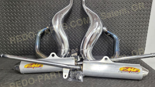 FMF Fatty Gold Series w/ Power Core 2 Silencers *USED* - Parts - Used