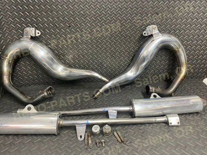 FMF Gnarly Pipes with Stingers and Silencers. *USED* Parts - Used