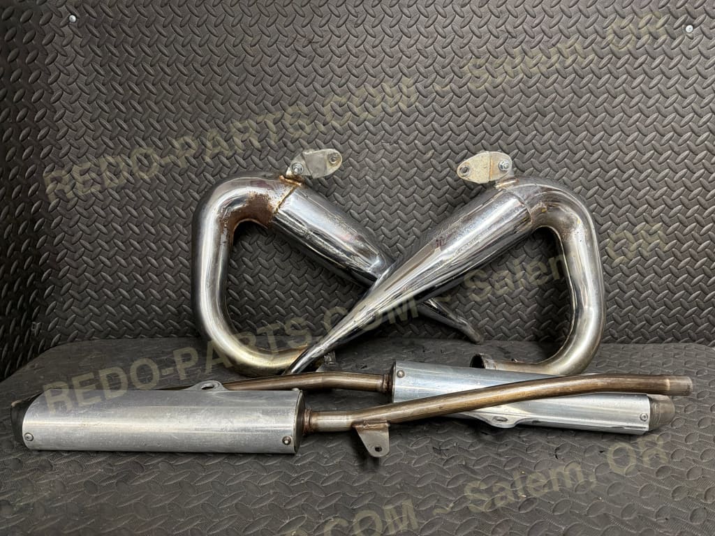FMF Gold Series Pipes with Silencers *USED* - Parts - Used